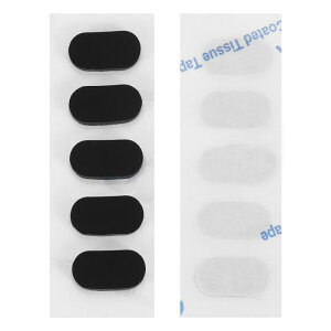 PATIKIL 0.4�C���`/10mm �m�[�g�p�\�R���p�S���� 10�Z�b�g ����~�߃p�b�h �ȉ~�` �R���s���[�^��ʌ����p�t�b�g�J�o�[ �m�[�g�p�\�R����ՃR���\�[����� �Ƌ�p�� ��