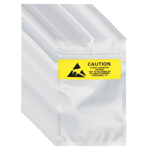 uxcell 100������ �h�Ód�o�b�O 3.1 x 5.3 �ĕ��\ ESD�V�[���h�o�b�O �n�[�h�h���C�u HDD S S D �d�q�f�o�C�X �}�U�[�{�[�h�p �V���o�[