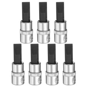 uxcell 7�Z�b�g FD7 �a�t�� �r�b�g �\�P�b�g 1/4�C���` �X�N�G�A �h���C�u ���� ���� �C���p�N�g �r�b�g �p���[ �i�b�g �h���C�o�[ �Z�b�g S2 & CR-V �|�� �\�P�b�g ���`�F�b�g �����` �r�b�g �V��