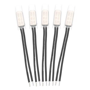 uxcell 5���� KSD9700�T�[���X�^�b�g 50°C/122°F �펞�ړ_���x�X�C�b�` �T�[�}���v���e�N�^�[ N.C 10A 250V ���������x�R���g���[���[ �d�C�@�� ���[�^�[ �@��p