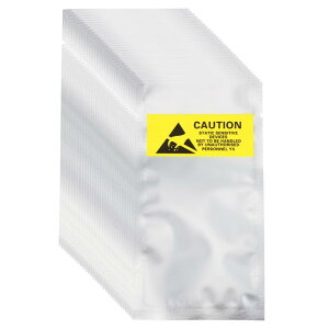 uxcell 100������ �Ód�C�h�~�� 2.4×4.5 �I�[�v���g�b�v ESD�V�[���h�o�b�O ���x���t�� �n�[�h�h���C�u HDD S S D �d�q�@�� �}�U�[�{�[�h�p �V���o�[