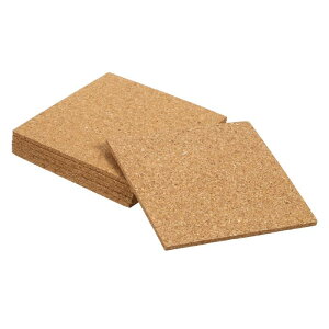 uxcell 6���Z�b�g �R���N�V�[�g 90x90mm 3 mm�� �R���N�} �b�g �R���N�{�[�h �ϔM�R�[�X�^�[ DIY�N���t�g�ޗ�