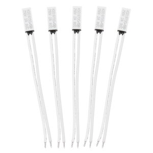 uxcell 5���� KSD9700�T�[���X�^�b�g 80°C/176°F �펞�� ���x�X�C�b�` �T�[�}���v���e�N�^�[ NC 2A 250V �v���X�`�b�N�����x�R���g���[���[ �Ɠd���i ���[�^�[�@��p