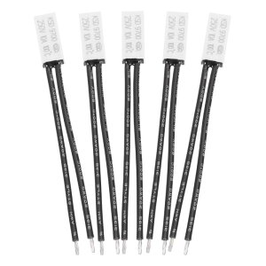 uxcell 5�� KSD9700�T�[���X�^�b�g 100°C/212°F �펞�^���x�X�C�b�` �T�[�}���v���e�N�^�[ NC 10A 250V �v���X�`�b�N���x�R���g���[���[ �d�C�@�탂�[�^�[�@��p