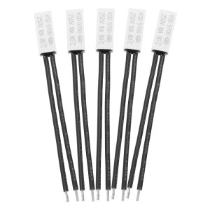 uxcell 5�� KSD9700�T�[���X�^�b�g 80°C/176°F �펞�� ���x�X�C�b�` �T�[�}���v���e�N�^�[ NC 10A 250V �v���X�`�b�N���x�R���g���[���[ �d�C�@�� ���[�^�[ �@��p