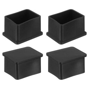 uxcell �S�����Ƌ�r�L���b�v 4���� 40x30mm �����`�֎q�r��[�J�o�[ �Ƌ�p�t�b�g�G���h�L���b�v�J�o�[ ���ی�p �e�[�u���A�֎q�A�@�B�ݔ��̋r�p�i���j