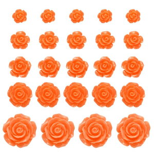 uxcell 60����I�����W�������[�Y�t�����[�r�[�Y�A5�T�C�Y���w�ʑ��� �s�����������[�Y�r�[�Y�i���Ȃ��j DIY�A�N�Z�T���[����E�l�C���E�T���O���X�E�C�E�w�A�N���b�v�E�z�[���f�R���[�V