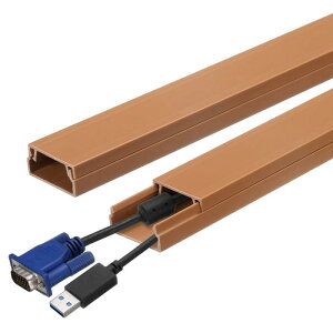 uxcell 5�Z�b�g �R�[�h�J�o�[ �Ǘp 15�C���`×0.8�C���`×0.4�C���` (����×��×����) PVC�� �P�[�u���J�o�[ �S���� ���C���[�J�o�[ �ǎ�t TV�P�[�u�����[�X�E�F�C �P�[�u���Ǘ��p (����75�C���`), 
