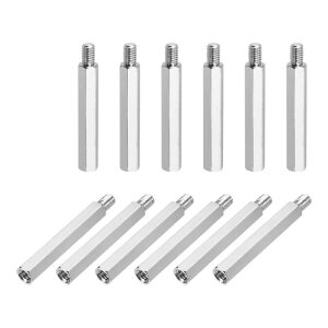 uxcell �Z�p�X�y�[�T�[�˂� M4x35mm+6mm �I�X���X���p �^�J�j�b�P�����b�L �}�U�[�{�[�h�X�^���h�I�t �X�y�[�T�[�s���[ PCB��� FPV�N�A�b�h�R�v�^�[�h���[�� DIY�p 12����