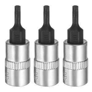 uxcell 3�s�[�X T10 �g���N�X�r�b�g�\�P�b�g 1/4�X�N�G�A�h���C�u �X�^�[6�_ �G�N�X�e���V���� �C���p�N�g�r�b�g �p���[�i�b�g�h���C�o�[�Z�b�g S2��CR-V�|���\�P�b�g���`�F�b�g�����`�r�b�g �V