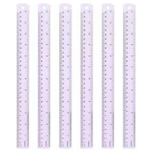 uxcell 6�{�Z�b�g ����������K 30cm ���[�g���@��SAE �A���~������ �����K �X�P�[���c�[�� ���t�� �v���E�w�K�E�Ǐ��E�����E�������p �p�[�v��