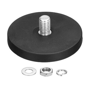 uxcell 2.6�C���`�a �S���R�[�g���� 44LBS�σX�N���b�` �t���b �N�}�O�l�b�g�x�[�X M10�Y�˂��X�^�b�h&�i�b�g�t �J�����E���C�g�o�[�E�~���[�E�H��p�}�O�l�b�g�z���_�[