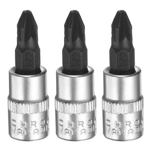 uxcell 3�� �Z�b�g PZ2 �r�b�g �\�P�b�g 1/4�C���` �X�N�G�A �h���C�u �v���X �X���b�g �G�N�X�e���V���� �C���p�N�g �r�b�g �p���[ �i�b�g �h���C�o�[ �Z�b�g S2 & CR-V �| �\�P�b�g ���`�F�b�g ��