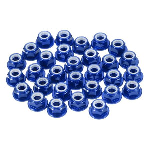 uxcell 30�� M5 �s�b�` 0.8mm �A���~�j�E�� ���� ���b�N �i�b�g �t�����W �Z�p �i�C���� ���b�L���O �Z���[�e�b�h RC �h���[�� �N�A�b�h�R�v�^�[ ���[�^�[ �v���b�v �A�_�v�^�[ FPV �p�[�c �t�@�X�i