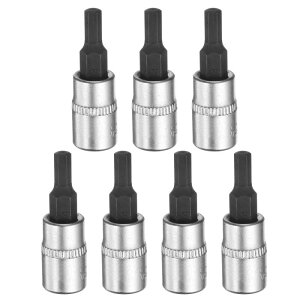 uxcell 7�s�[�X H4 �w�b�N�X �r�b�g �\�P�b�g 1/4�C���` �X�N�G�A �h���C�u ���g���b�N �G�N�X�e���V���� �C���p�N�g �r�b�g �p���[ �i�b�g �h���C�o�[ �Z�b�g S2 & CR-V �X�`�[�� �\�P�b�g ���`�F