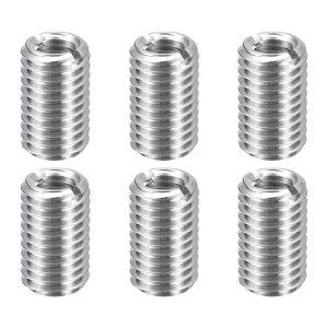 uxcell 6�Z�b�g �l�W�C���C���T�[�g M12 x 1.75 �I�X���� M8 x 1.25 ���X 20mm�� �X�e�����X�|�����f���[�V���O�i�b�g ���[�g���@�Z���t�^�b�s���O�X���[�u �l�W���f���[�T�[ �H�Ɨp�t�@�X�i�[