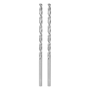 uxcell 2�Z�b�g �˂���h�����r�b�g 4mm�a 115mm (4.53�C���`) ���� �����x�| ���� �W���o�[�h�����r�b�g ���S���� �h�������O�H�� �؍� �v���X�`�b�N �A���~�j�E�� �������p