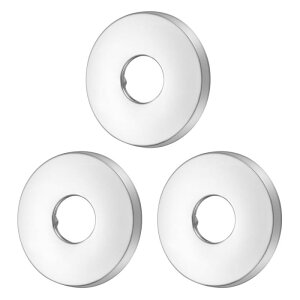 uxcell 3�Z�b�g �V�����[�A�[���t�����W 0.8�C���`x2.6�C���`x0.3�C���`(21x65x8mm) �X�e�����X�|�ی^�G�X�J�b�`�����v���[�g �ǎ��t���p�p�C�v�J�o�[ �V���o�[