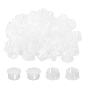 uxcell 68�� �v���X�`�b�N �� �v���O 11/16 x 3/8 (�a x ����) �� �J�o�[ �`���[�u �G���h �L���b�v �ی� �p (15mm) �e�[�u�� �֎q �� �ی� �Ƌ� �J�b�v�{�[�h �I �p �z���C�g
