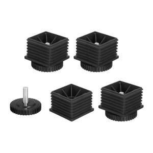 uxcell 4�Z�b�g ���x�������� M10x60x60mm �v���X�`�b�N�� �����\ �Ƌ�p���x�����������`�`���[�u�C���T�[�g �˂����ݎ��O ���C�h���x�� 20mm���p �e�[�u�� �֎q �Ƌ�p ��