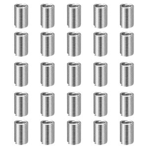 uxcell 25���� ���C���[�l�W�C���C���T�[�g M5 x 0.8 x 3D (15mm) ���g���b�N 304H�X�e�����X�|�� �w���J���R�C�����C���[�X�N�����[�l�W�X���[�u�V�[�X �����ԏC���p