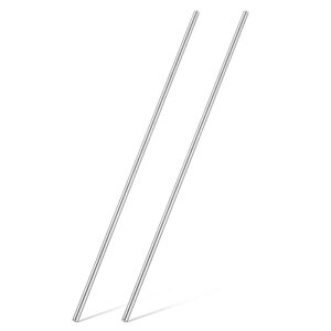 uxcell 316�X�e�����X�X�`�[�����b�h 15/64�C���`(6mm) ����11.81�C���`(300mm) �\���b�h�X�`�[���ۖ_�����V���t�g���b�h ���՗p�ۖ_ �H�ƗpDIY�v���W�F�N�g�y�ы������H�p 2�{����