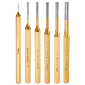 uxcell 6�{�Z�b�g �s���p���` 1.5/3/4/5/6/7mm 150mm�� ���[�g���@ ���h�~ �����| �~���`�A���C�����g�p���` �h���C�u�s���H�� �����ԏC�� ���v�C�� ��ΐ���p