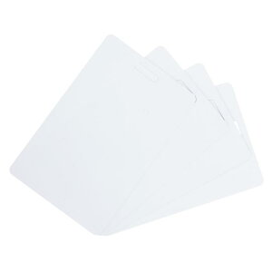 uxcell 50�� �p�b�N �� PVC �J�[�h 20mil �J�[�h �� �N���W�b�g �J�[�h �v���X�`�b�N �J�[�h �Z�� �X���b�g �p���` �t�� ID �o�b�W �v�����^�[ �p �O���t�B�b�N �z���C�g