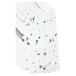 uxcell 10���Z�b�g �����\&�S���ǃp�l�� 60cm x 30cm ���G�背���K�ǎ� (19.4�����t�B�[�g/1.8�������[�g���J�o���b�W) �嗝�΃^�C�� �S���o�b�N �X�v���b�V�� ���n�ɃX�|�b�g