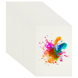 uxcell 16K���ʎ� 10.63×7.68�C���` 98�|���h/160GS M �ۊp�ǃR�[���h�v���X���ʎ� �A�[�e�B�X�g�����G��E�f�b�T���p �x�[�W���F 50������