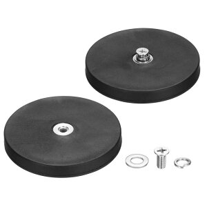 uxcell 2�� 2.6�C���`�a �S���R�[�g�}�O�l�b�g 44LBS �σX�N���b�`�t���b �N�}�O�l�b�g�x�[�X M5���l�W�X�^�b�h���i�b�g�t�� �J�������C�g�o�[�~���[�c�[���p�}�O�l�b�g�z���_�[