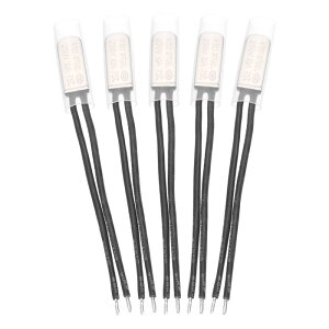 uxcell 5���� KSD9700�T�[���X�^�b�g 75°C/167°F �펞�^���x�X�C�b�` �T�[�}���v���e�N�^�[ NC 10A 250V ���������x�R���g���[���[ �Ɠd���i�E���[�^�[�@��p
