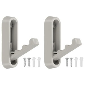 uxcell 2�Z�b�g �܂肽���ݕǃt�b�N �A���~������ �ω׏d�ǎ��t���^ �܂肽���݃R�[�g�t�b�N ��t����t�� �ȃX�y�[�X �R�[�g�E�^�I���E�X�q�E�o�b�O�p �I�[�o���^ �O���[