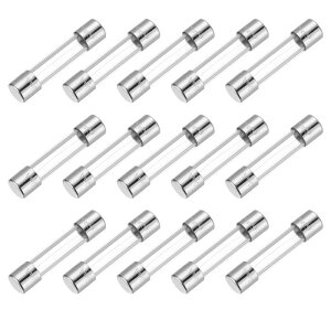 uxcell 0.5A 250V 5x20mm �^�C���f�B���C �K���X �q���[�Y UL�F�� �X���[�u���[ �q���[�Y �Ɠd�p (15����)