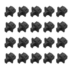 uxcell RJ45 �_�X�g�J�o�[ �L���b�v �� RJ45 �_�X�g�v���O �V���R���� �C�[�T�l�b�g�|�[�g�ی�J�o�[ ���f�B�A�R���o�[�^�[ ���[�^�[ ���f�� �m�[�g�p�\�R�� �l�b�g���[�N�p�l���p 20����