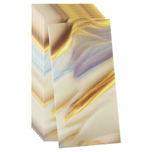 uxcell 10���Z�b�g �����\&�ڒ��ǃp�l�� 60cm x 30cm (19.4�����t�B�[�g/1.8�������[�g���J�o���b�W) ���G�背���K�ǎ� �嗝�΃^�C�� �S���o�b�N �X�v���b�V�� �u���[�E�z���C�g�E��