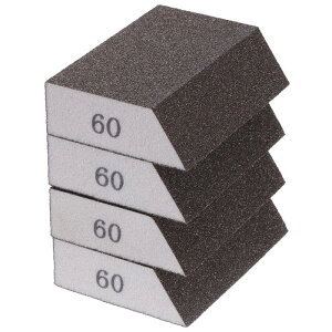 uxcell 4�Z�b�g �T���f�B���O�X�|���W�u���b�N 60��(120-180�O���b�g) �p���t�� 4x2.8x1 ���􂢉\�E�ė��p�\ �L�b�`���E�����E�؍ށE�΍p�{�[�h�p�����X�|���W