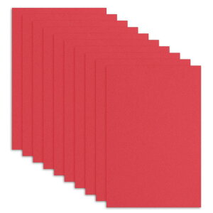 uxcell 10�� �Z�b�g �ԐF EVA A4 �t�H�[�� �V�[�g �N���t�g 12 x 8�C���` �t�H�[�� �y�[�p�[ DIY �N���t�g �v���W�F�N�g �X�N �m�[�g �A�[�g �J�[�h ���� ������ �����p (���� 2mm)