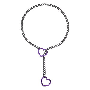 uxcell �X���b�v�`�F�[���l�b�N���X 23.6�C���` �L���[�o���������\Y�l�b�N���X �n�[�gO�����O�t�� �X�e�����X�X�`�[���`�F�[�� �`���[�J�[ ���f�B�[�X �p���N �S�V�b�N�W�� �G���[ ��/�u��