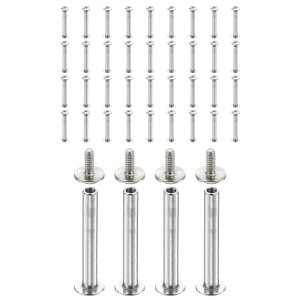 uxcell 40�Z�b�g �V�J�S�X�N�����[ M2x20mm ����5mm ������ �\���� ���x�b�g �X�^�b�h�{���g ���{�p�X�N�����[ �v�x���g�E�o�b�O�E�N���t�g�E���{�p �V���o�[�F