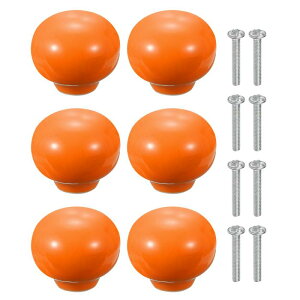 uxcell 6�Z�b�g �Z���~�b�N �L���r�l�b�g �m�u 1.3�C���` �ی^ �Z���~�b�N �����o�� �m�u �h���b�T�[ ����� ��t�p �l�W �t�� ���_�� �Ƌ� �n���h�� �L�b�`�� �N���[�[�b�g �˒I �p �I�����W