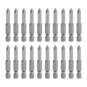 uxcell 20�� #1 �\���h���C�o�[�r�b�g PH1 1/4�C���` �Z�p�V�����N 2�C���`(50mm) �� ���C�t S2�| �H�Ɨp �h���C�o�[�r�b�g �\���� �d�C�h�����r�b�g 0.2�C���`(5mm) �V���t�g