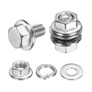 uxcell M5 x 8mm �\�� �t�����W �Z�p �{���g 304 �X�e�����X �| �t�����W �Z�p �l�W �i�b�g �� ���b�V���[ ���b�N ���b�V���[ �t�� 20�� �Z�b�g �@�B �H�� �ƒ� �p ��F