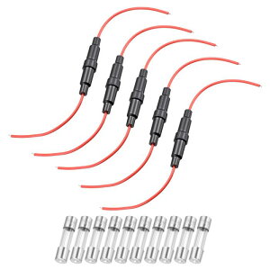 uxcell 5�� 6x30mm �l�W���C�����C���q���[�Y�z���_�[ 22AW G �ԐF���C���[ 25A���f�K���X�q���[�Y10�t��