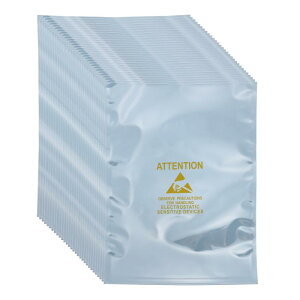 uxcell 100������ �Ód�C�h�~�� 8.3"×11.8" �I�[�v���g�b�v ESD�V�[���h�o�b�O ���x���t�� �n�[�h�h���C�u HDD S S D �d�q�@�� �}�U�[�{�[�h�p �V���o�[�O���[