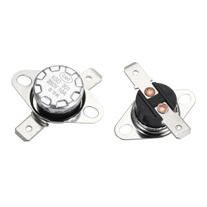 uxcell KSD301�T�[���X�^�b�g 5°C/41°F 10A �펞�J��(N.O) �����\�X�i�b�v�f�B�X�N���x�X�C�b�` 2�� �x�[�N���C�g�ގ�