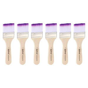 uxcell 6�{�Z�b�g �y�C���g�ы� 1.6�C���` �t���b�g�^�C�v �i�C������ �ؐ��n���h�� DIY �A�[�g �Ƌ� �L���r�l�b�g �t�F���X �f�b�L �� �h�A�g�����p �p�[�v��