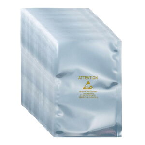 uxcell 100������ �Ód�C�h�~�� 3.9×5.9 �I�[�v���g�b�v ESD�V�[���h�o�b�O ���x���t�� �n�[�h�h���C�u HDD S S D �d�q�@�� �}�U�[�{�[�h�p �V���o�[�O���[