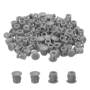 uxcell 88�� �v���X�`�b�N �z�[�� �v���O 1/4 x 5/16(���ax����) �ی� �J�o�[ �`���[�u �G���h �L���b�v 5mm�p �e�[�u�� �`�F�A �t���A �v���e�N�^�[ �Ƌ� �H��I �I �_�[�N �O���[