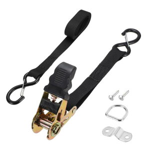 uxcell ���`�F�b�g�X�g���b�v�@�ω׏d1663lbs�i755kg�j�@2m×2.5cm �ג��߃x���g�Z�b�g�iS�t�b�N�t���j�Ɠd�@�Ő��p��@�I�[�g�o�C�ړ��p ��